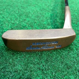 Northwestern Sandra Palmer 410 33.5" brass putter steel shaft Lamkin grip RH - Picture 1 of 10