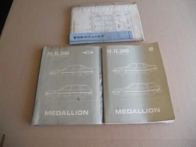 Juego manual de servicio Eagle Renault Medallion Shop 1988 1989 original Foto 1 de 4