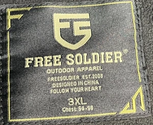 FREE SOLDIER Men's 3X Outdoor Waterproof Soft Shell Hooded Military Jacket - Picture 1 of 7