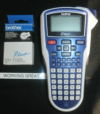 BROTHER P-TOUCH LABELER~PT 1010~HAS 1 REEL OF TAPE IN IT & 1 SPARE IN BOX - image 1 of 3