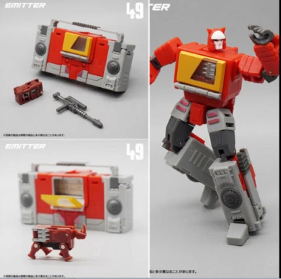 Blaster Emitter MFT MF-49 MF49 G1 Action Figure 4.5" Deformable Robot Toys New  - Image 1 of 4