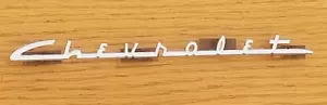 Emblem Dash Trim Molding Stainless Chevy Chevrolet 49 50 1949 1950 - Foto 1 di 24