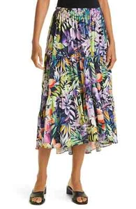 Kobi Halperin 284288 Women's Noe Tiered Midi Skirt, Size XX-Large - Black - Picture 1 of 2