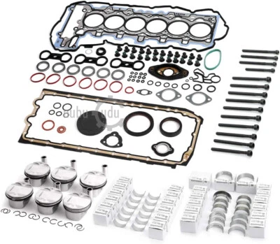Kit de reconstrução de motor N52B25 CR 11:1 para BMW 325i 525i Z4 E90 E60 E89 2.5L - Imagem 1 de 4