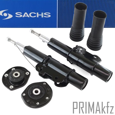 2x SACHS Stoßdämpfer + Staubmanschette Domlager für Mercedes Sprinter VW Crafter