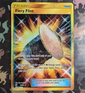 Carta Pokémon Fiery Flint 76/70 Oro Secreto Raro Dragón Majestad Casi Como Nueva - Imagen 1 de 12