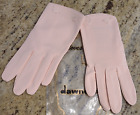New Vintage Dawnelle Size L 7.5-8.5  Pink Formal Stretch Gloves 8.5" Long Tulip