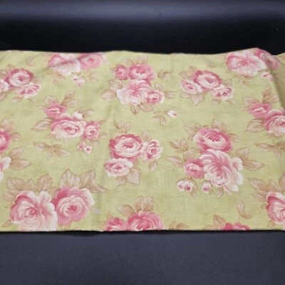 Aviary by 3 Sisters for Moda Green/Pink Floral Fabric Sewing Quilting .75 Yards - Image 1 of 4