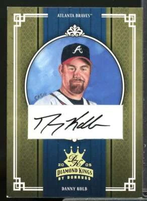 Danny Kolb/25 Card 2005 Diamond Kings Signature Auto Gold #318  - Image 1 of 2