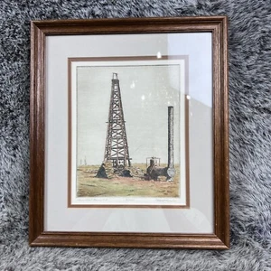 Vintage Phleat Boyd 1980 When Wood Found Oil Signed 81/200 Oil Derick Print Fram - Bild 1 von 13