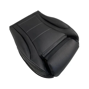 Cubierta de asiento de cuero negra inferior del conductor negra para Mercedes Benz C300 2015-2021 sedán - Imagen 1 de 8