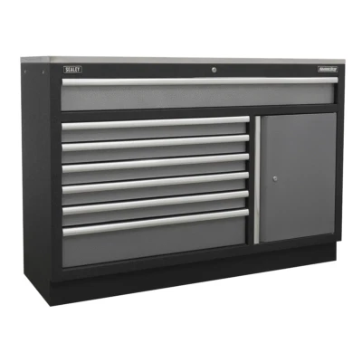 Sealey Modular 7 Drawer Floor Cabinet 1360mm superline-pro APMS64 - Image 1 of 4