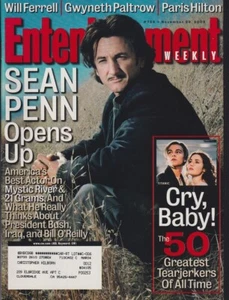 Entertainment Weekly 739 Nov 28 2003 SEAN PENN Gwyneth Paltrow Jimmy Kimmel - Picture 1 of 3