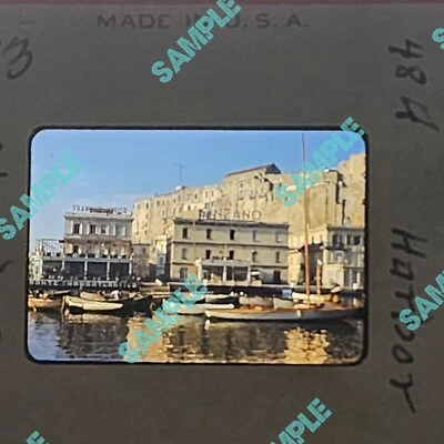 Vintage 35mm Slides - ITALY 1950s Naples Europe - Lot of 3 - Red Border - Image 1 of 3