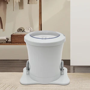 Portable Mini Manual Dehydrator Washing Machine Compact Washer Spin Dryer Barrel - Picture 1 of 18