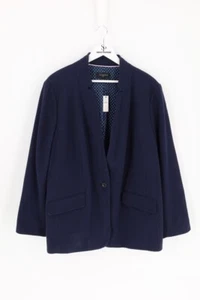 Blazer Talbots Mujer Talla Grande 22W Azul Marino Forrado a Lunares Pecho Único Nuevo con Etiquetas - Imagen 1 de 9