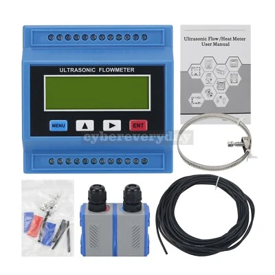 TUF-2000M Ultrasonic Flowmeter Flow Heat Meter Ultrasinic Liquid Flow Module TOP - Image 1 of 4