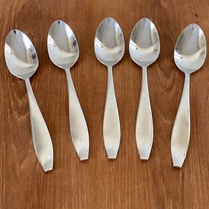 Oneida Comet Stainless 7" Tablespoons Set of 5 Spoons - Picture 1 of 6