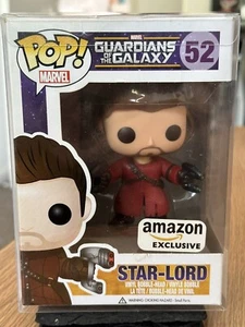Funko Pop! Guardians Of The Galaxy Star-Lord Amazon Exclusive BNIB (w/Protector) - Picture 1 of 6
