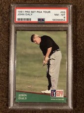 Golf Card John Daly 1991