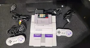 SNES SUPER NES MARIO SET SUPER MARIO ALL STARS EDITION completo di scatola funzionante - Foto 1 di 9