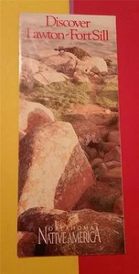 "OKLAHOMA - LAWTON - FORT SILL ROAD FOLD MAP" EL VIEJO EL NUEVO EL MEJOR - Imagen 1 de 1