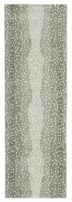 羚羊巴拉德设计手工塔夫特柔软羊毛地毯。 — 第 1/4 张图片