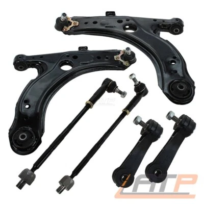 QUERLENKER+KOPPELSTANGE+SPURSTANGE SATZ FÜR AUDI A3 VW BORA GOLF 4 NEW BEETLE - Bild 1 von 4