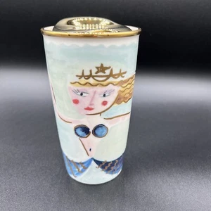 Starbucks Siren Mermaid 2014 Ceramic Coffee Tea Travel Tumbler 12oz  - Picture 1 of 7