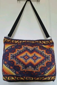 El Paso Saddle Blanket Co. Southwestern Aztec Large Bag 11X17X5 Purse Boho - Picture 1 of 14