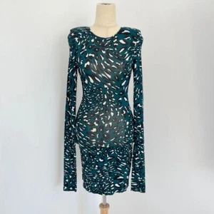 Alexandre Vauthier Leopard Print Shoulder Dress - Picture 1 of 8
