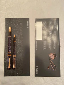 1988 Lot 2 PARKER Promotional Brochures Duofold Premier Lady Classics Desk Sets - Picture 1 of 3