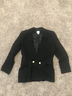 REISS Haisley Wool-Blend Blazer in Black Size 2 - Image 1 of 3