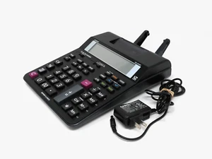 Calculadora de impresión compacta Casio HR-200RC, negra - Imagen 1 de 4
