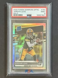2020 Panini Donruss Optic Jordan Love Rookie RC 154 Silver Holo 💎 - Picture 1 of 4