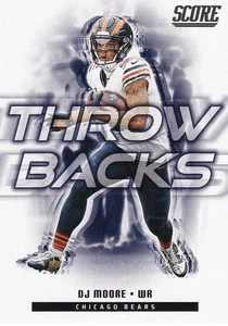 2025 Score - Throwbacks D.J. Moore #20 - Bears - Picture 1 of 2