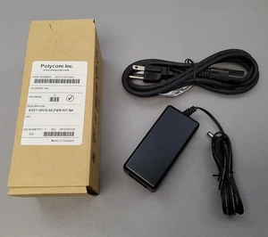 BRAND NEW Genuine Polycom 2215-17670-001 48V IP Phone Power Supply Kit - Picture 1 of 5