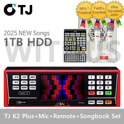 TJ Taijin Media K2 Plus Karaoke Machine System 1TB+TMW 100W Mic+Remote+SongBook - Image 1 of 4