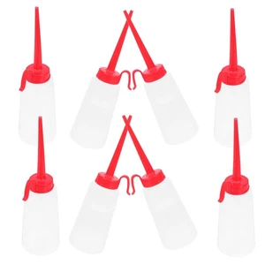  8 pezzi 160 ml dispenser olio macchina da cucire bottiglie plastica spremitura olio contagocce - Foto 1 di 12