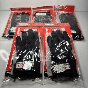 5 Pair G-Force Mechanic Style Crew Gloves 4250XLGBK Racing Gear/ Crew Glove SALE - Bild 1 von 21
