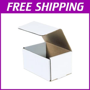 Small White Cardboard Shipping Boxes 50 Pack - Picture 1 of 8