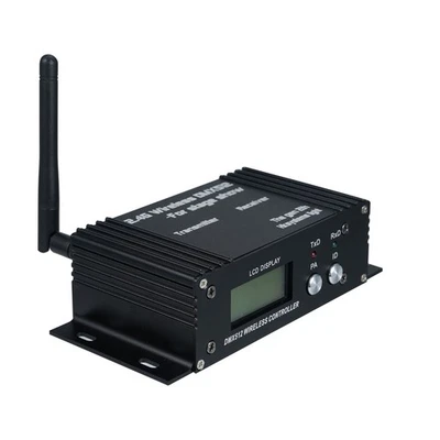 DMX 512 2.4G Wireless Controller Transmitter Receiver LCD Display Power - Image 1 of 4