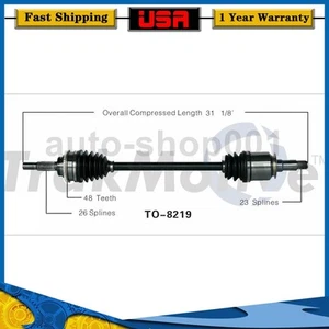 Junta de eje trasero derecho CV para Toyota Highlander AWD 2,4 L 2007 2006 2005 2004 - Imagen 1 de 1