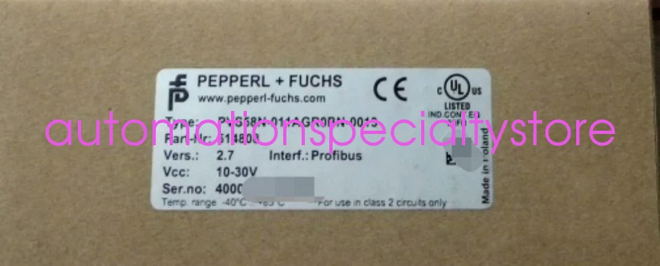 1PC Brand New Pepperl+Fuchs PVS58N-011AGROBN-0013 Encoder Via DHL or Fedex - Image 1 of 1