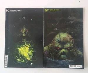 Lot Of 2 2021 DC The Swamp Thing Comics #2 & 4  Variant Covers VF/NM - Picture 1 of 5