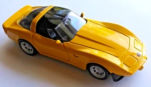 1978 Chevrolet Corvette Yellow Pull Back Maisto DieCast 1:39 Scale 4 5/8" Inches - Picture 1 of 7