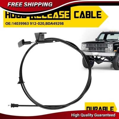 Cable de liberación de capó de cierre 912-020 con mango para Chevy GMC 1981-1991 14039963 Foto 1 de 4