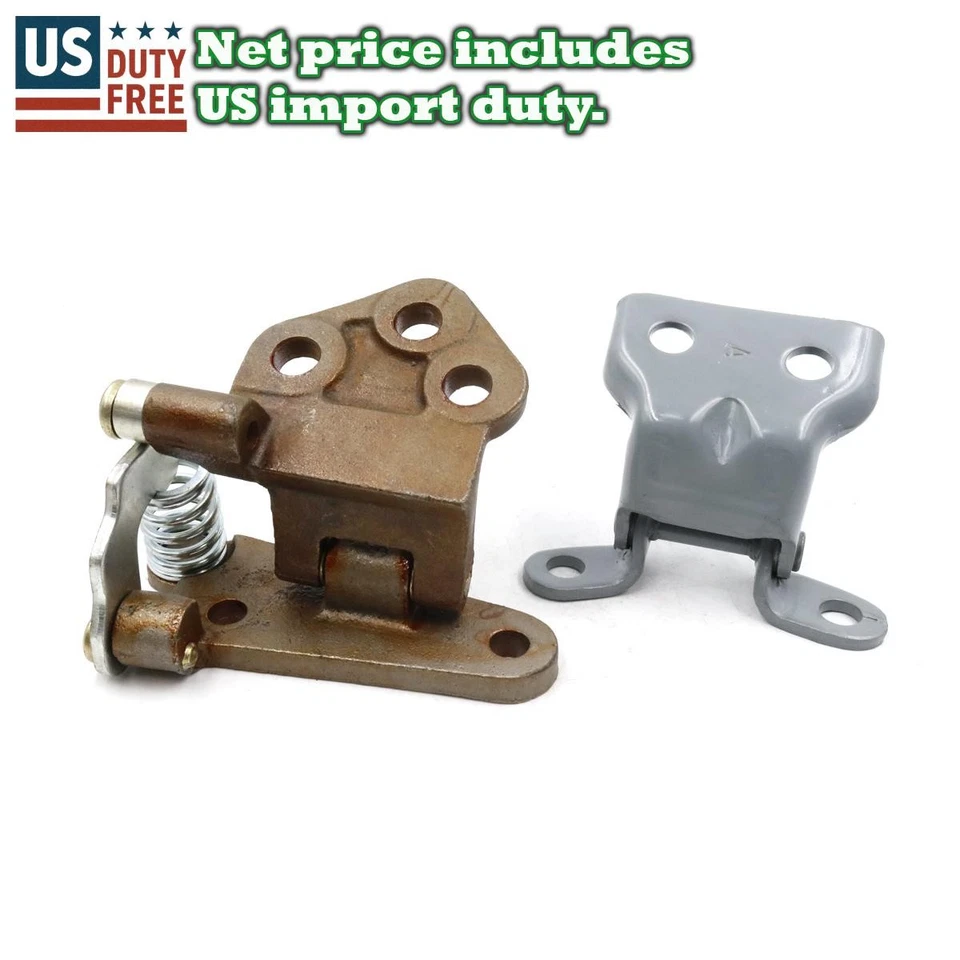 Bisagras de puerta lateral derecha 2 piezas aptas para camioneta Isuzu 1980-1988 más rápida KB Bedford KB Foto 1 de 4