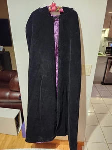 Underwraps Samt Lg Cape*lila Satin innen*schweres Kostüm*Renaissance*1 Size - Bild 1 von 8