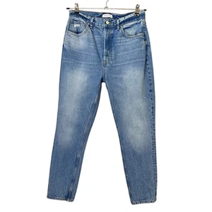 Anine Bing Sonya High Rise Button Fly Ankle Slim Leg Jeans hellblau Waschung 30 - Bild 1 von 9